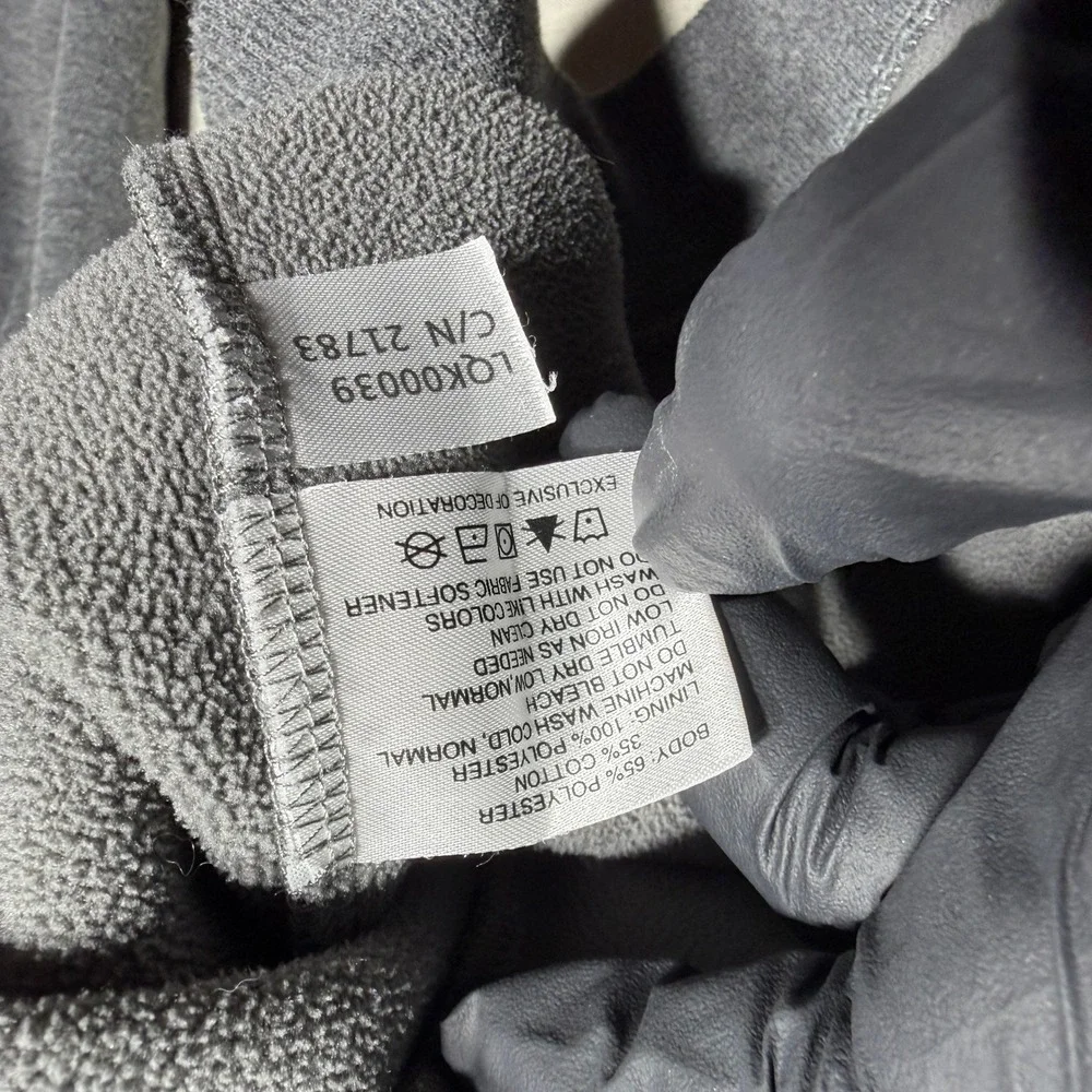 Microsoft Full Zip Hoodie Mens 2XL Gray LS Salesforce Tech Swag LQK00039